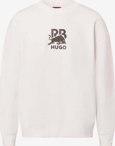 HUGO Sweat-shirt ' Dahrain RB ' en blanc, Vue avec produit