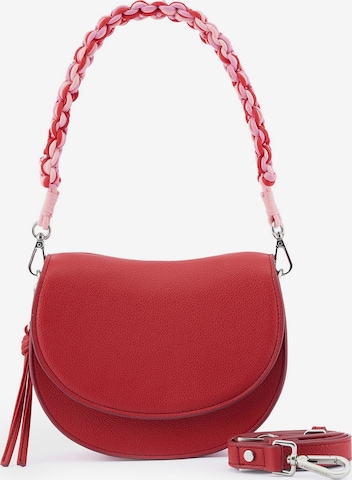 Borsa a spalla di FREDsBRUDER in rosso: frontale