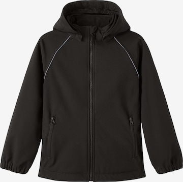 NAME IT Funktionsjacke 'Alfa' in Schwarz: predná strana