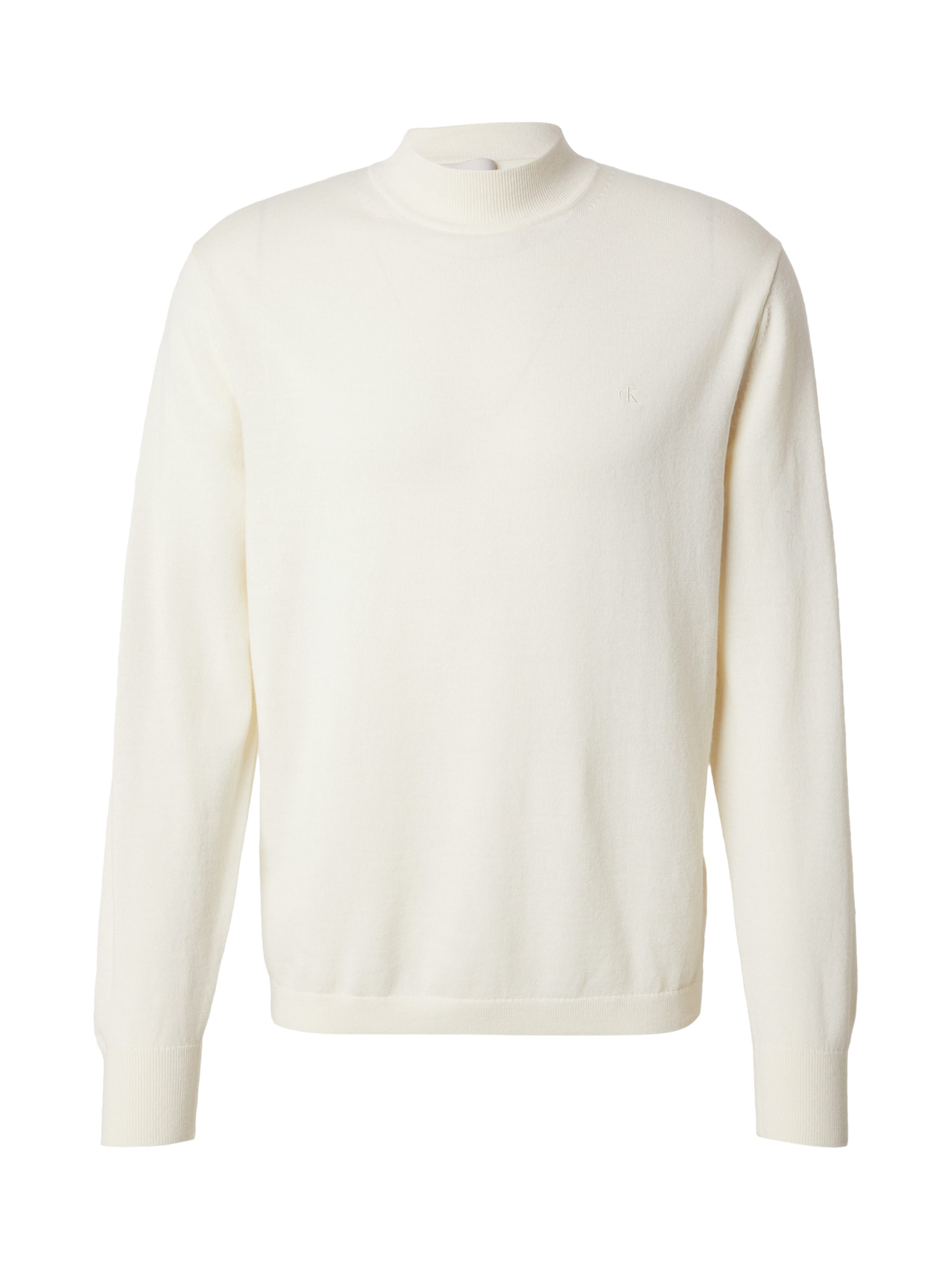 balta Calvin Klein Megztinis: priekis