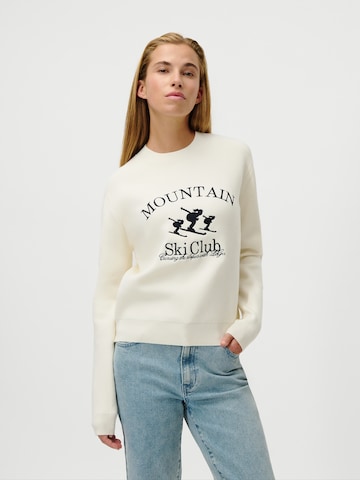 LeGer by Lena Gercke Trui 'Allie' in Wit: voorkant