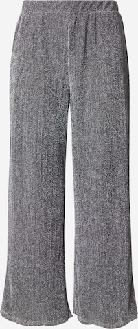 sidabrinė PIECES Curve Plačios klešnės Kelnės 'PCROYA': priekis