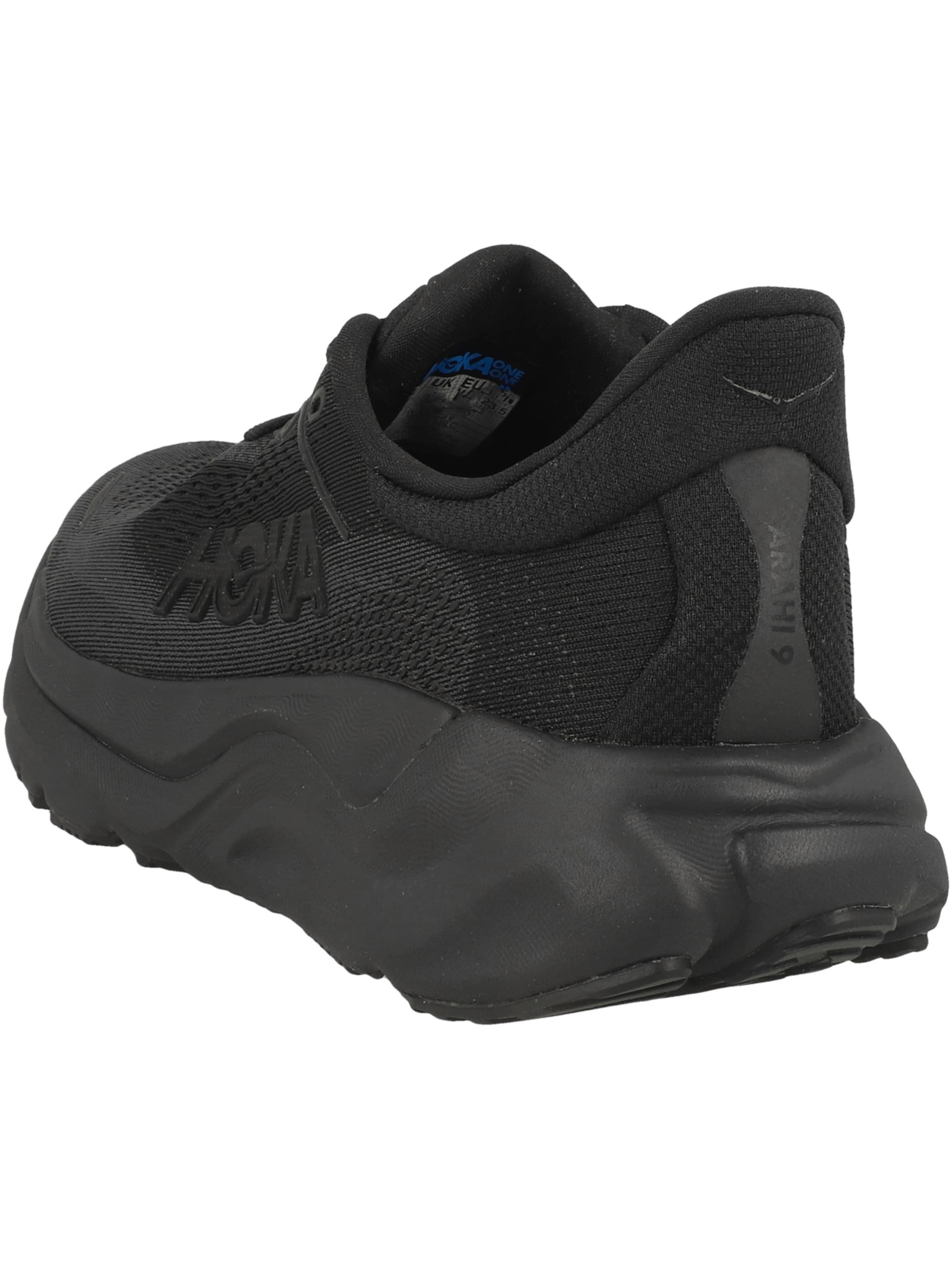 Chaussure de course 'Arahi 9' HOKA en noir : derrière