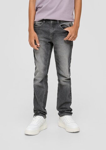 Coupe slim Jean 'Seattle' s.Oliver en gris : devant