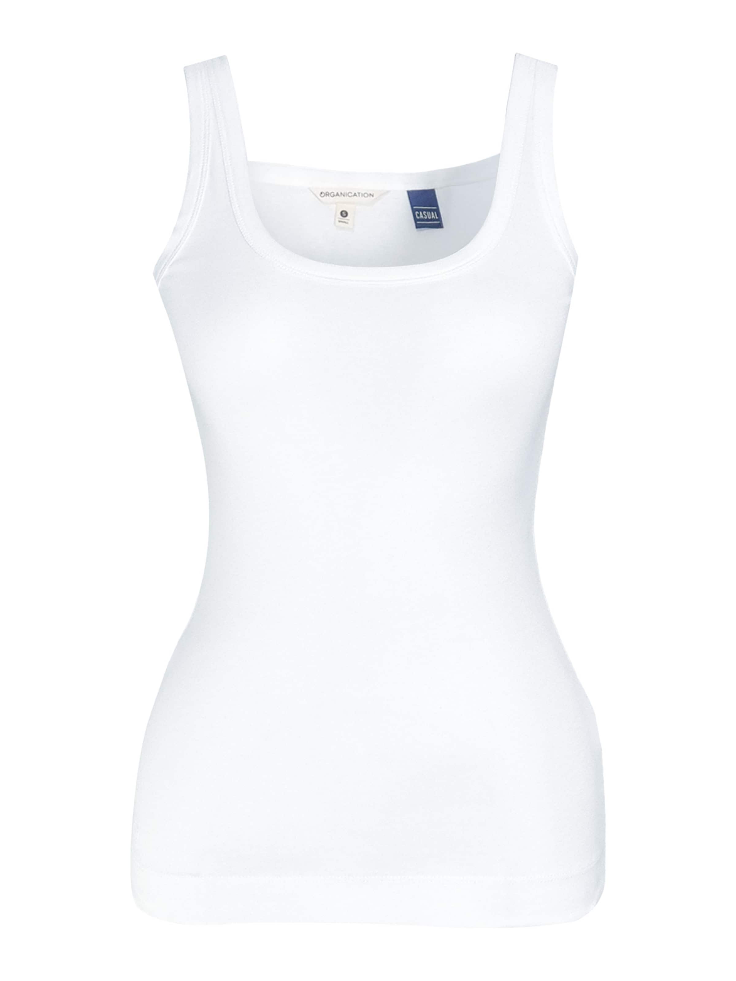 Organication Top in White: front