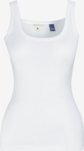 Organication Top in White: front