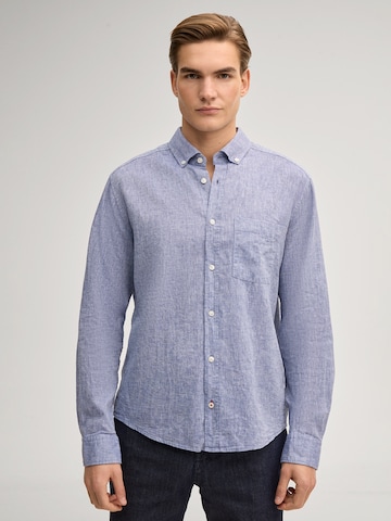 JOOP! Jeans Regular fit Button Up Shirt 'Hali' in Blue: front