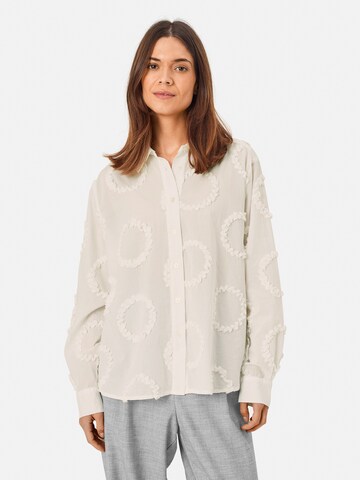 Masai Bluse 'MaImma' i hvid: forside