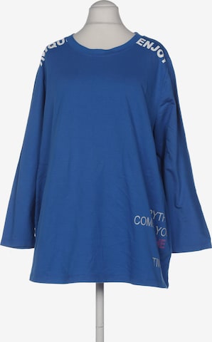MIAMODA Sweatshirt & Zip-Up Hoodie in 7XL in Blue: front