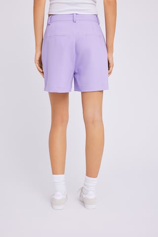 Regular Pantalon à pince 'Milan' Envii en violet