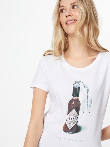 T-shirt 'Sauce' EINSTEIN & NEWTON en blanc