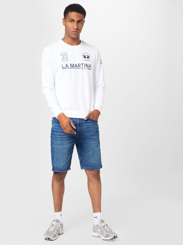 La Martina Sweatshirt in Wit