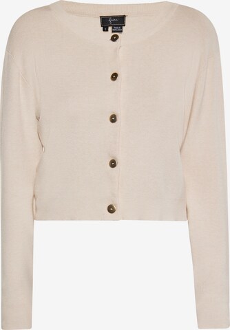 Cardigan faina en beige : devant