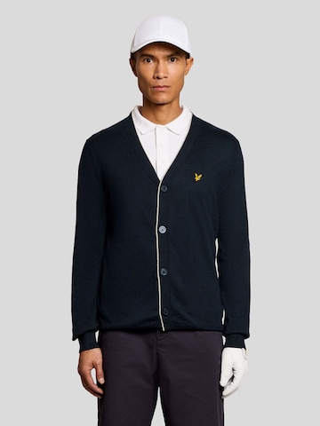 Vestes en maille Lyle & Scott en bleu : devant