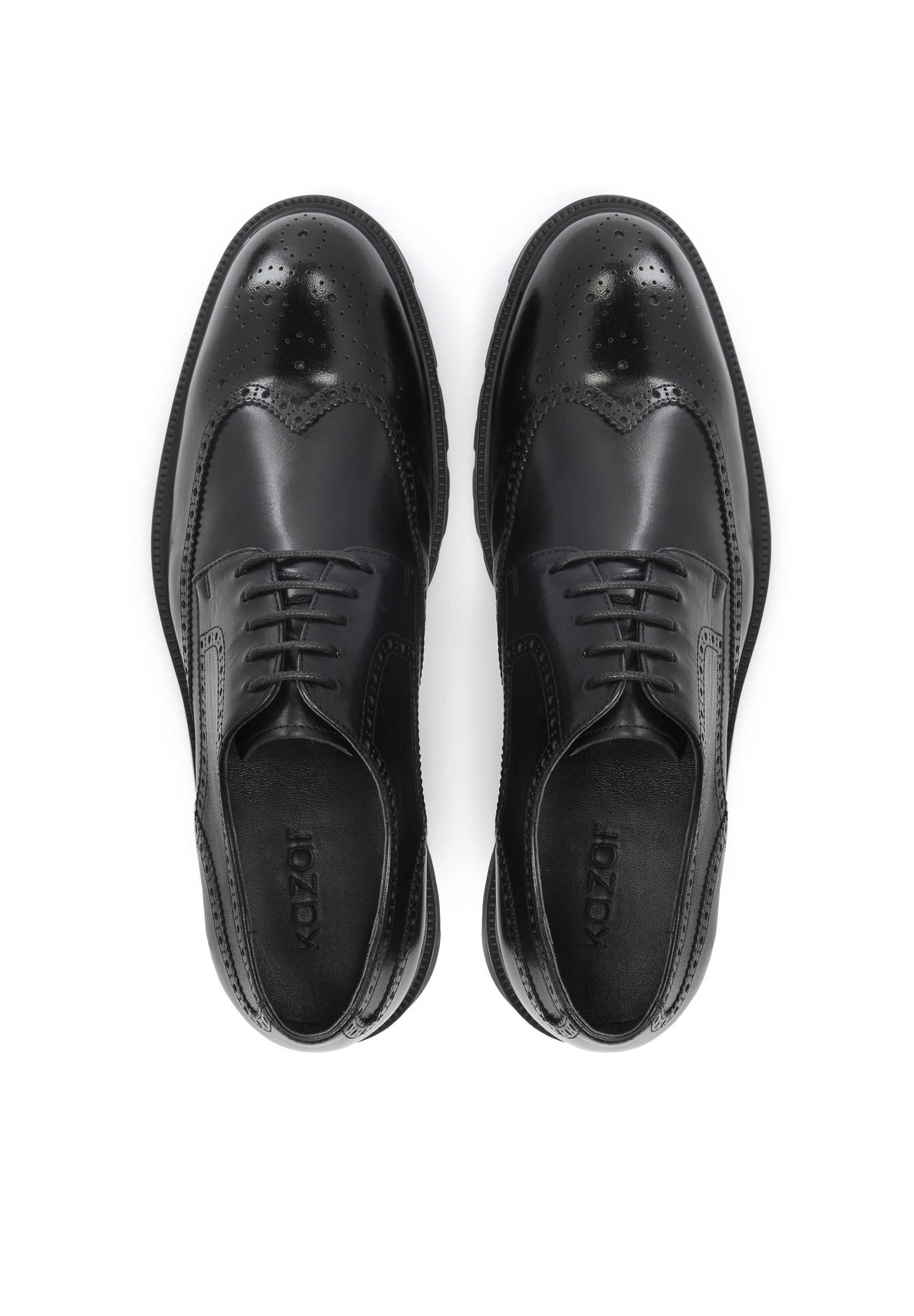 Chaussure à lacets Kazar en noir