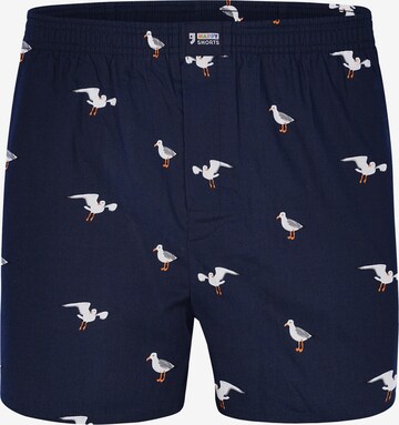 Boxers 'Motive' Happy Shorts en bleu : devant