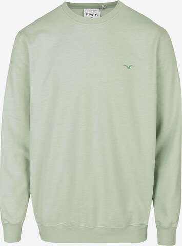 Cleptomanicx Sweatshirt 'Ligull' in Green: front