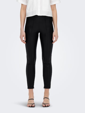 Skinny Pantalon 'PIPS' ONLY en noir : devant