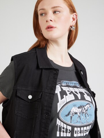 Levi's® Plus Shirt 'The Perfect Tee' in Zwart