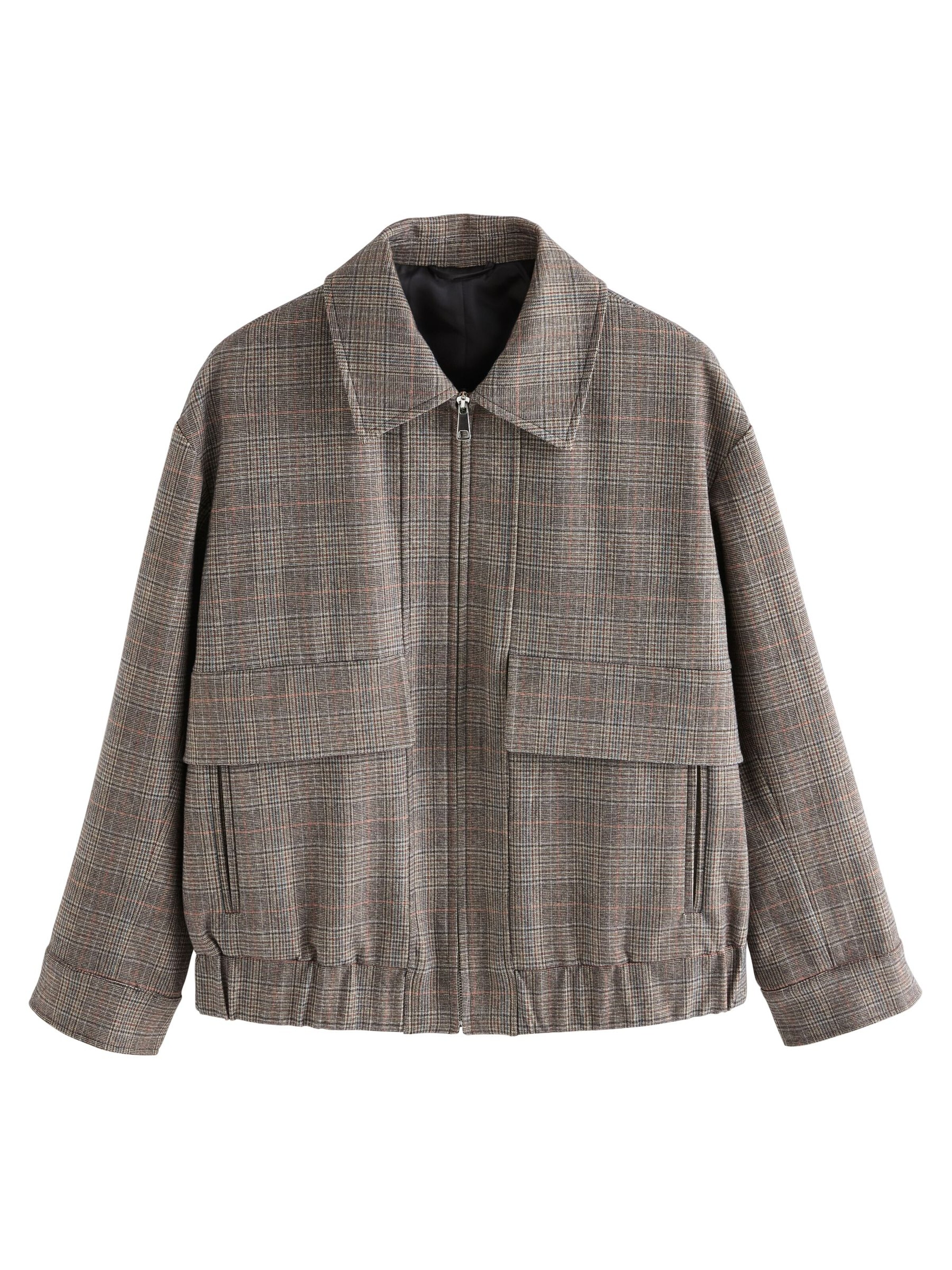 Next Übergangsjacke in blau / grau / orange, Produktansicht