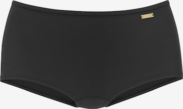 LASCANA Bikini Bottoms in Black: front