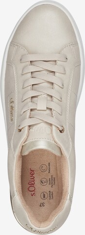 s.Oliver Sneakers laag in Beige