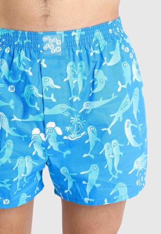 Lousy Livin Boxershorts 'Sky Gym & Dolphin' in Blau