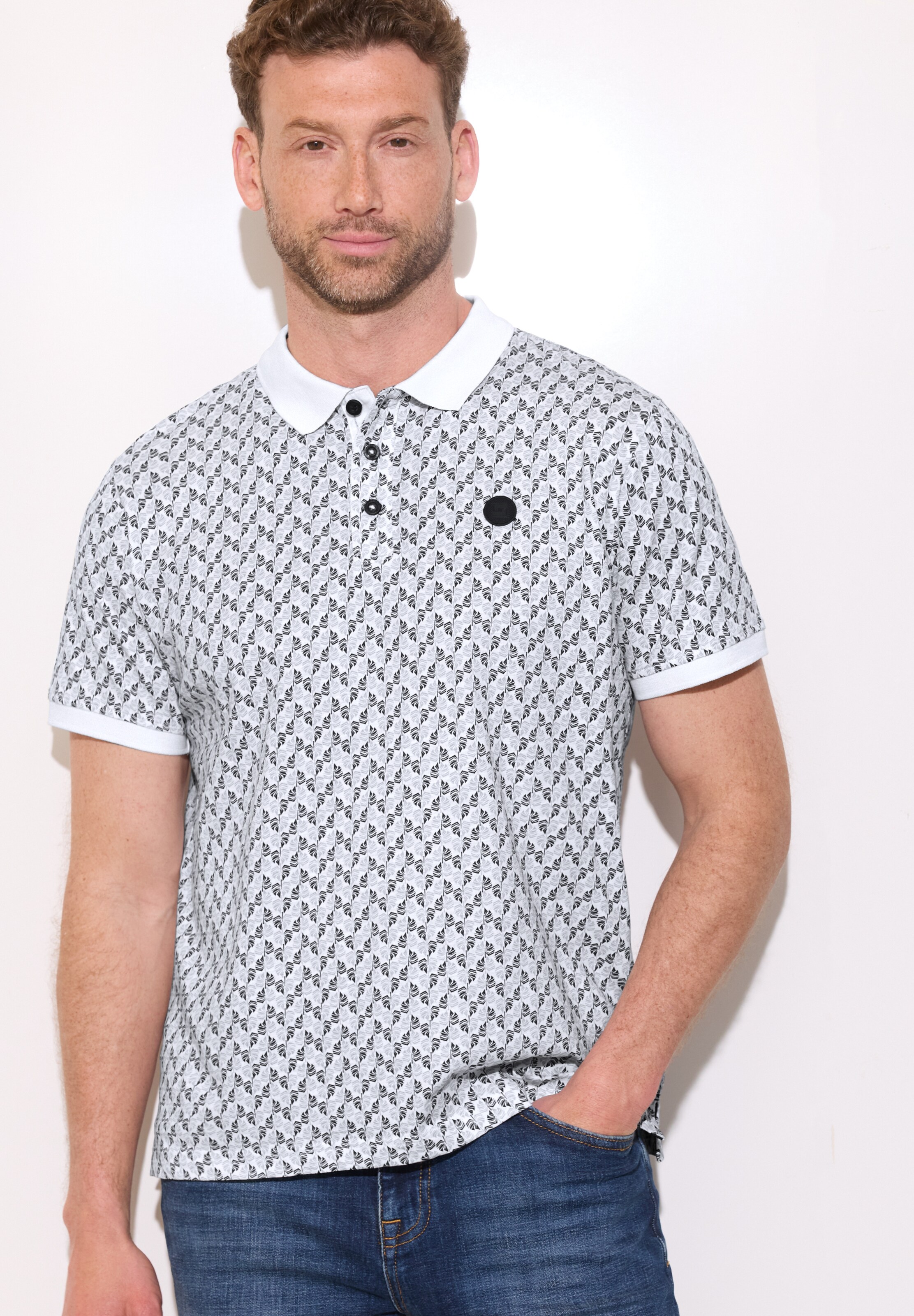 Street One MEN Shirt in White: front