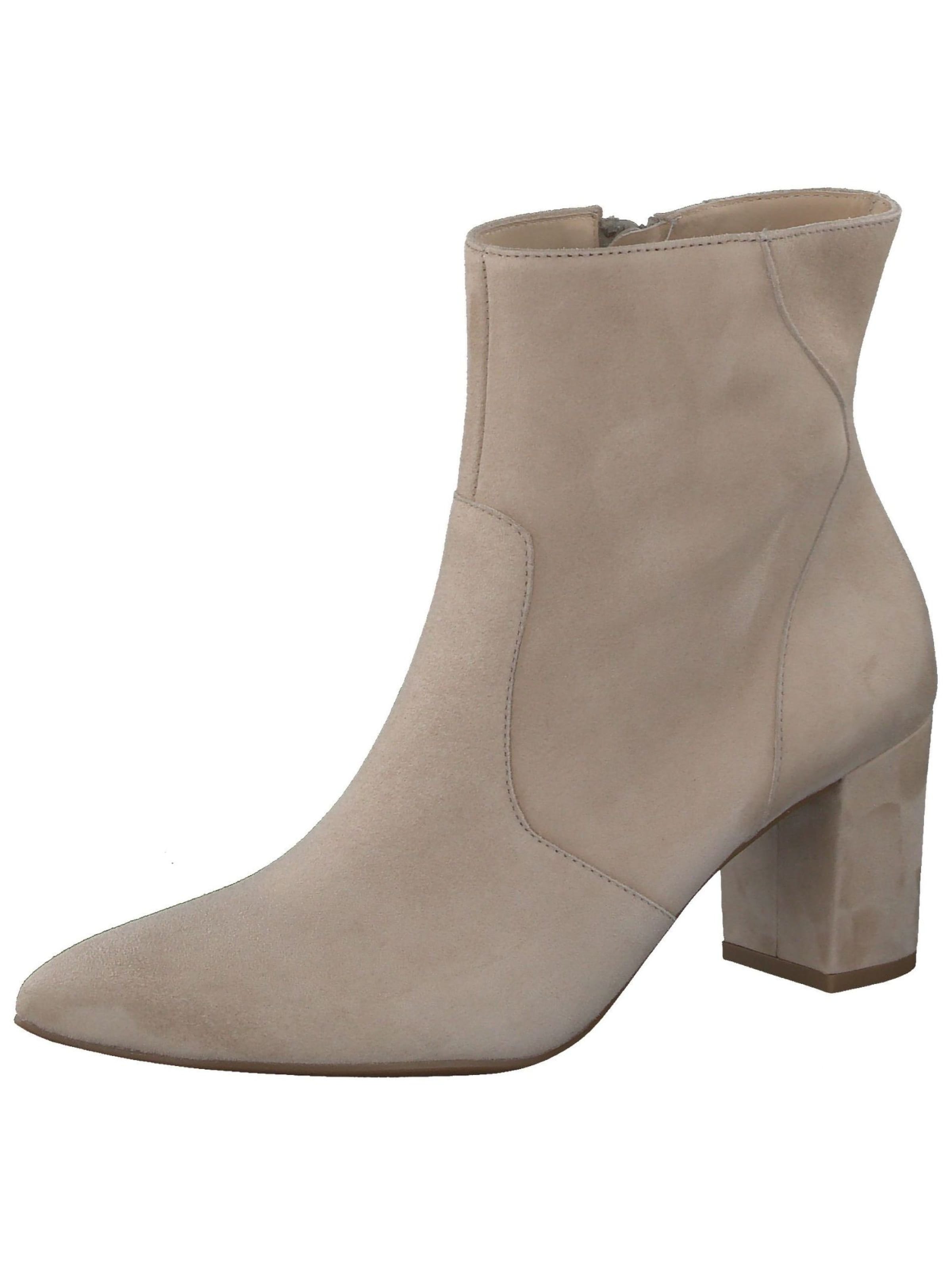 Paul Green Enkellaarsjes in Beige: voorkant