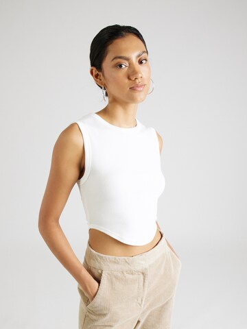 TOPSHOP Top in Beige: voorkant