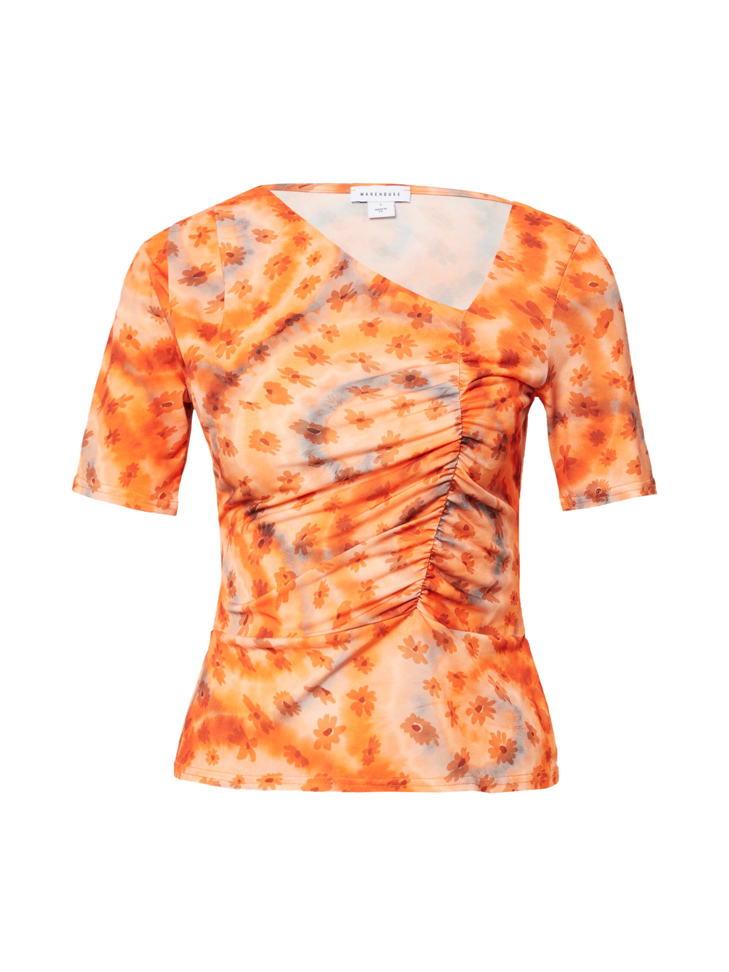 Warehouse Tričko – oranžová: přední strana
