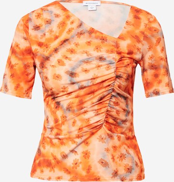 Warehouse T-Shirt in Orange: predná strana