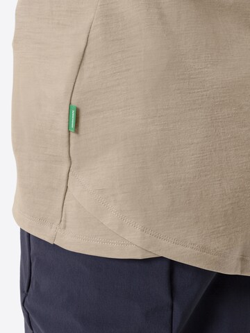 VAUDE Functioneel shirt 'Yaras' in Beige