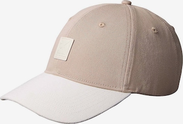 Regular Casquette Calvin Klein en beige : devant
