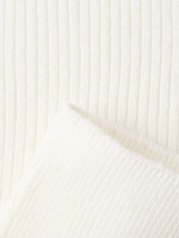 Von Jungfeld Socks 'Fine Ribbed' in White