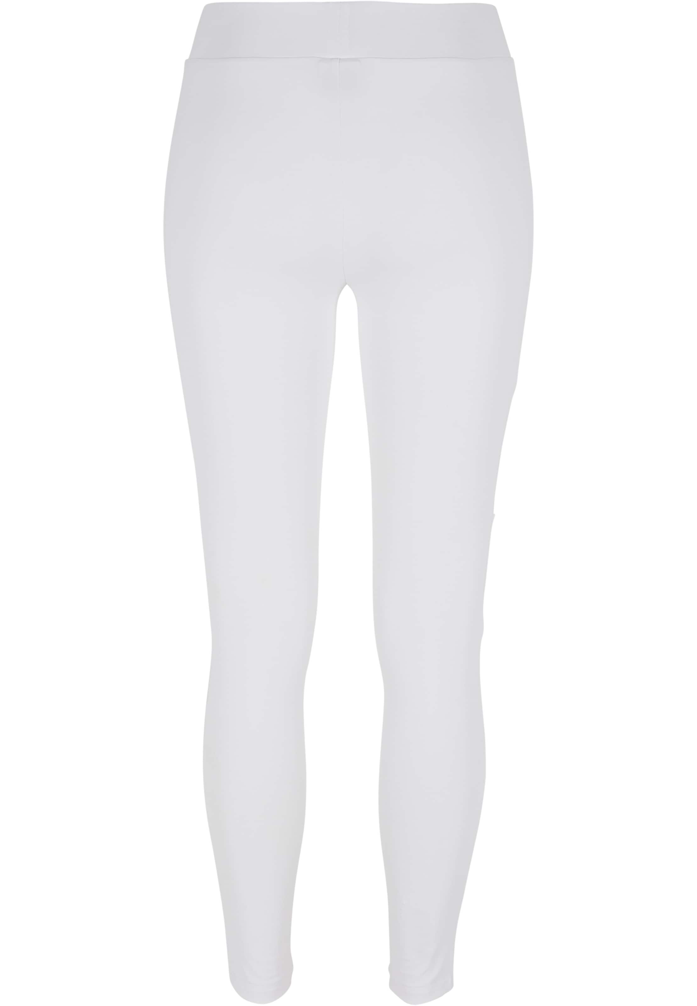 Urban Classics - Skinny Leggings en blanco