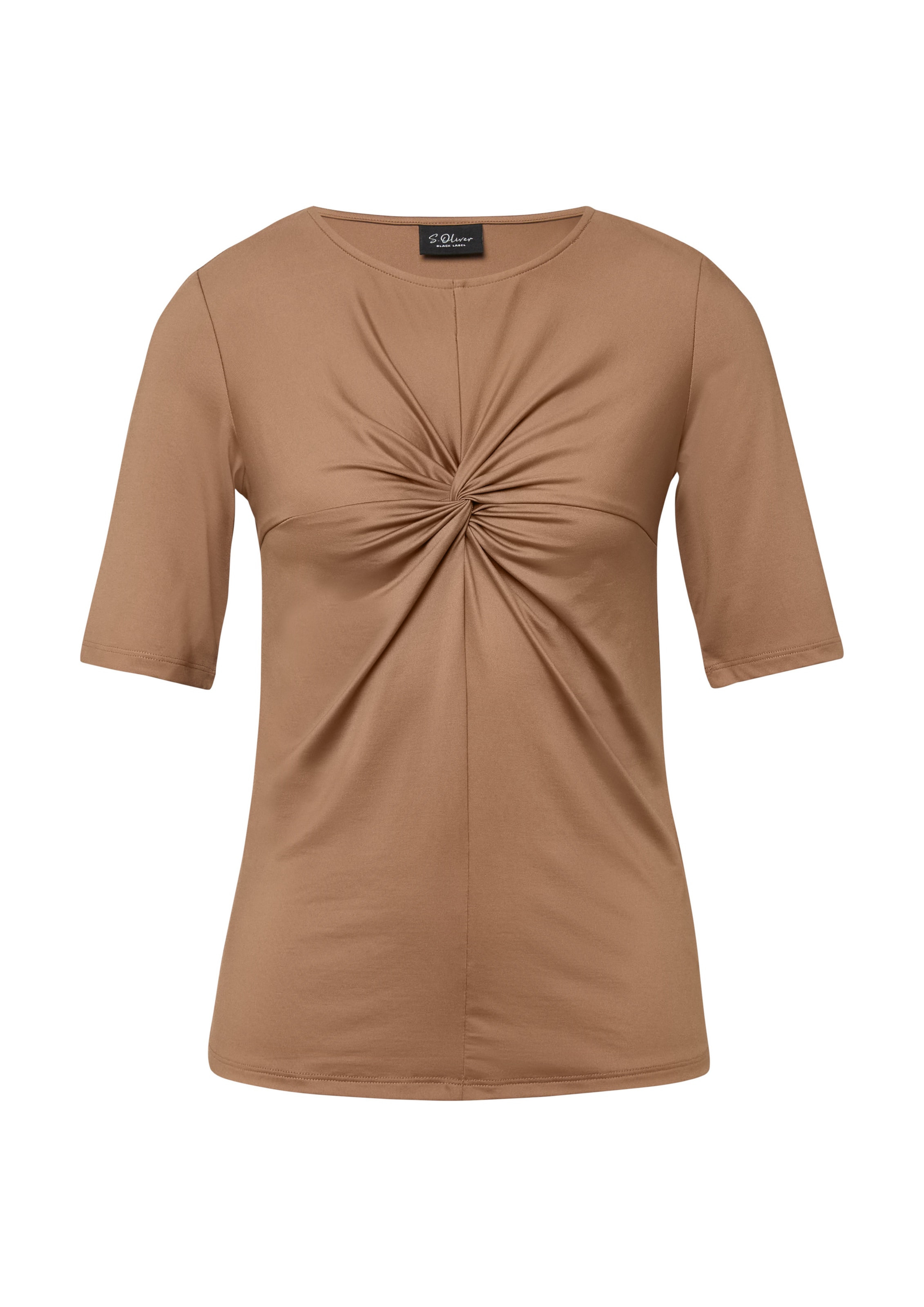 s.Oliver BLACK LABEL Shirt in Brown: front