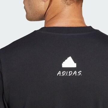 ADIDAS SPORTSWEAR Performance Shirt 'All Day I Dream About...' in Black
