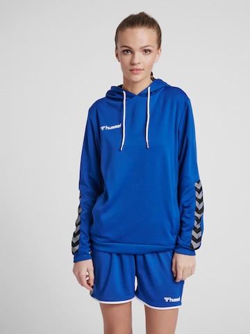 Hummel Sportsweatshirt 'Authentic' in Blau: predná strana