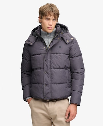 Veste d’hiver Superdry & Co en gris : devant