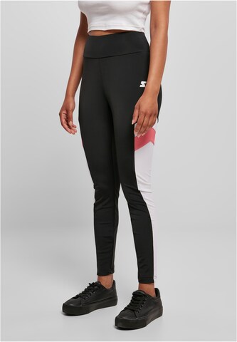 Starter Black Label Skinny Workout Pants in Black: front