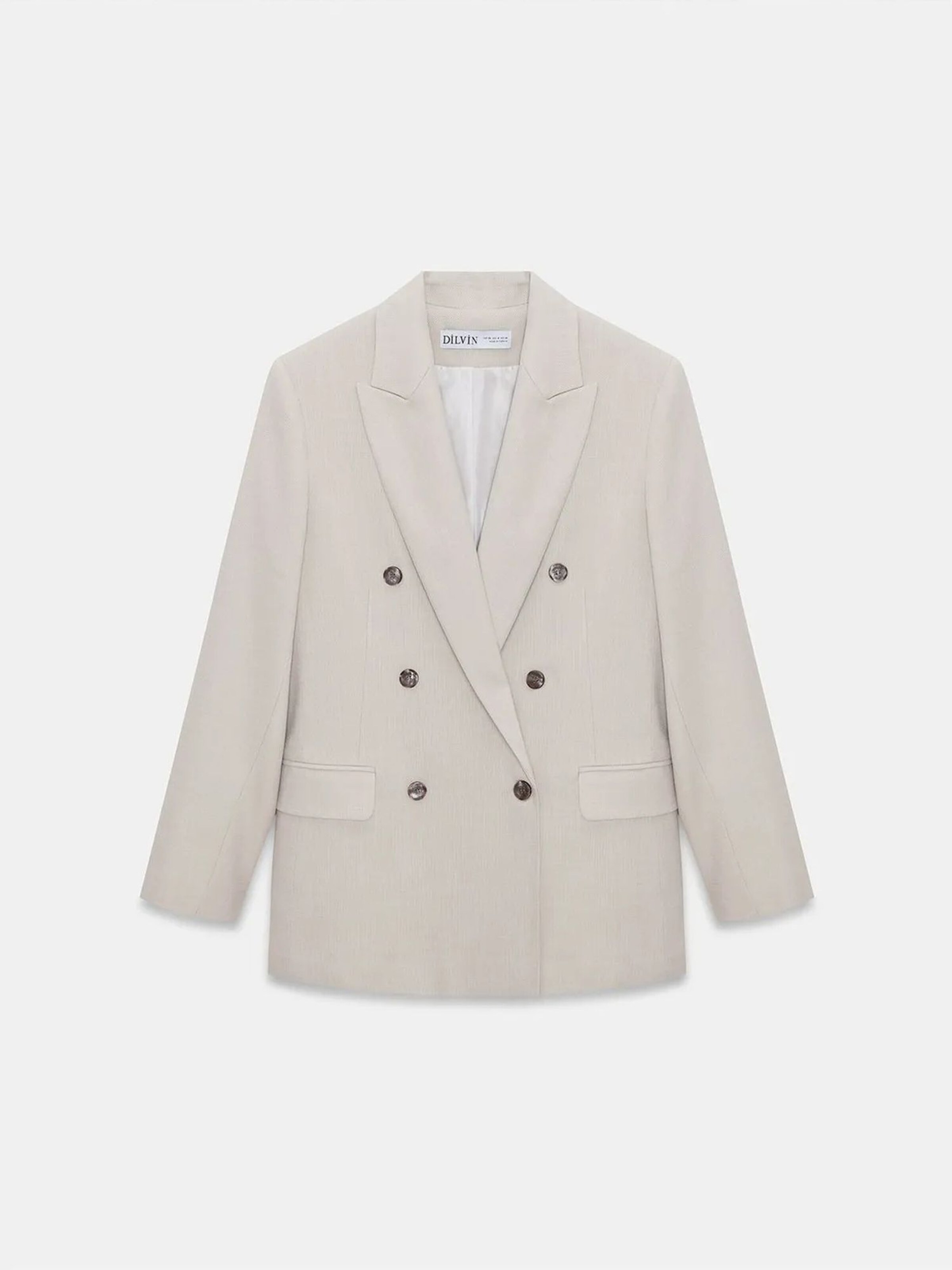 Dilvin - Blazer em bege: frente