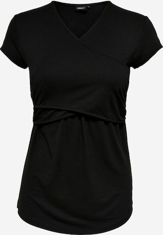 Only Maternity Top in Black: front