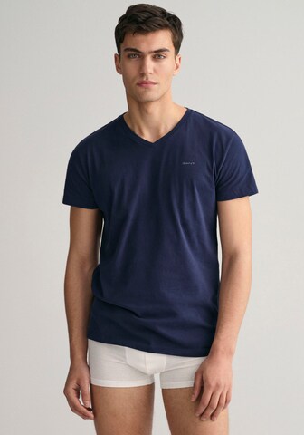 T-Shirt GANT en bleu : devant