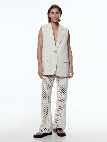 EDITED Flared Pants 'Samia' in Beige