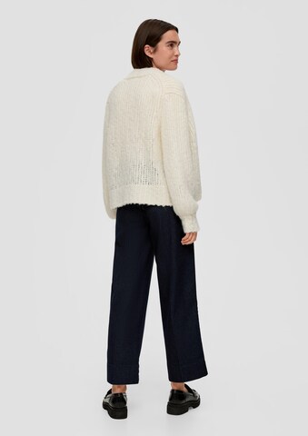 s.Oliver BLACK LABEL Knit Cardigan in White