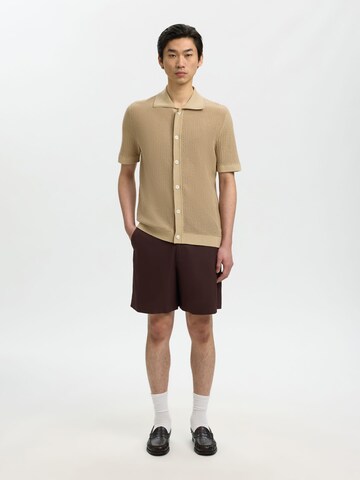 Coupe regular T-Shirt SELECTED en beige