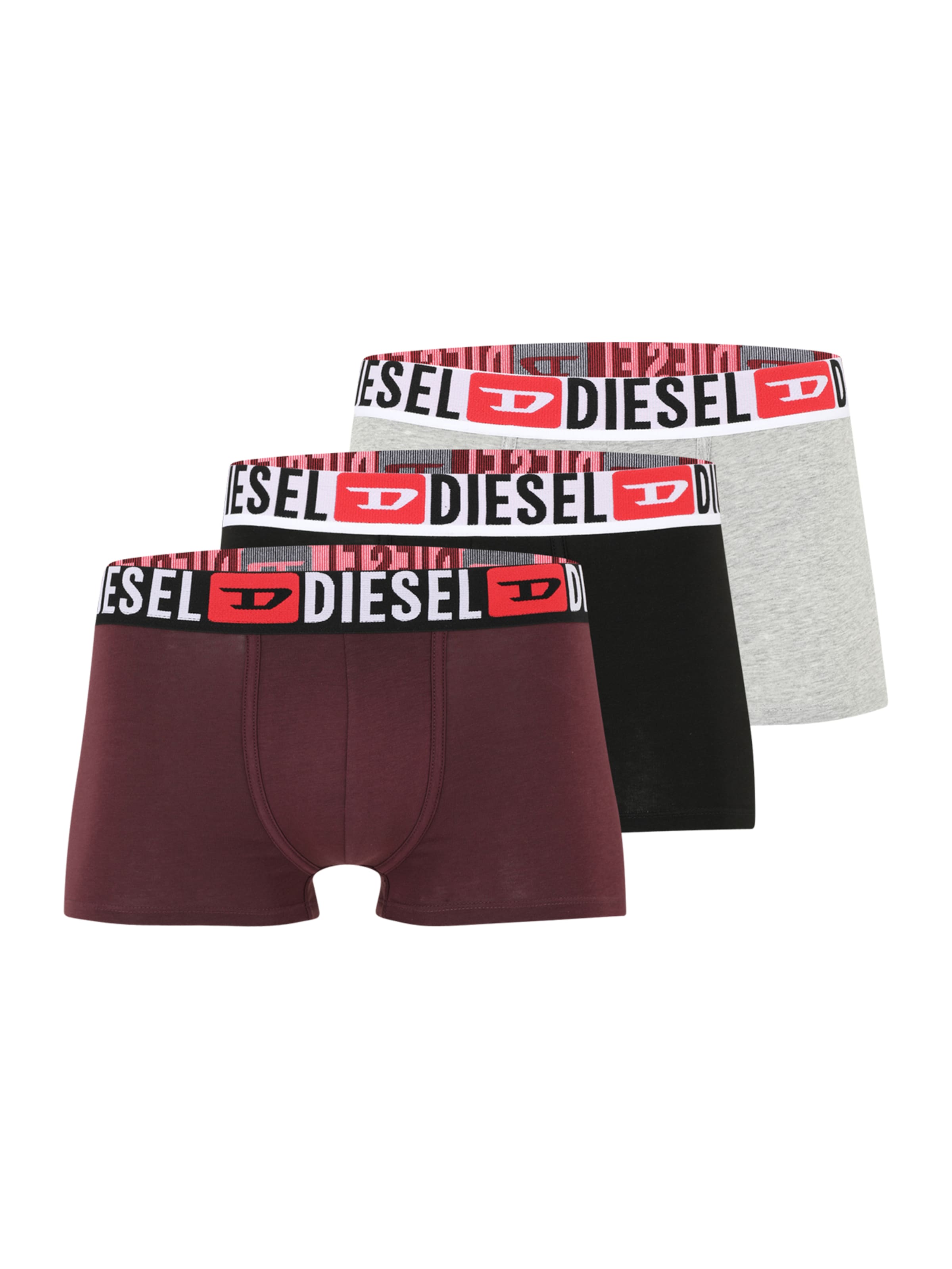 DIESEL Boxer shorts 'DAMIEN' in Grey: front