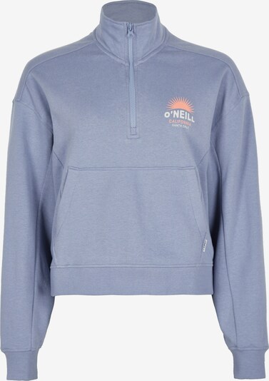 O'NEILL Sweat-shirt en bleu-gris / abricot / blanc, Vue avec produit