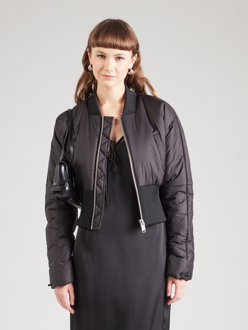 KARL LAGERFELD JEANS Jacke in Schwarz: Vorderseite